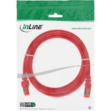 Cable De Red Inline S/Ftp Pimf Cat.6 250mhz Pvc Cca Rojo 2m