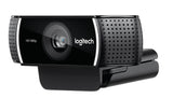 Cámara Logitech C922 Pro Stream Webcam 1920 X 1080 Pixeles Usb Negro