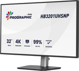 EAN 4948570125395 - iiyama ProGraphic HB3201UHSNP-B1 pantalla para PC 80 cm (31.5") 3840 x 2160 Pixeles 4K Ultra HD Negro imagen 4