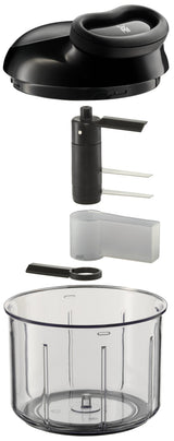 EAN 4000530699336 - WMF Gourmet 18.7678.6040 picadora manual de alimentos Negro, Transparente imagen 7