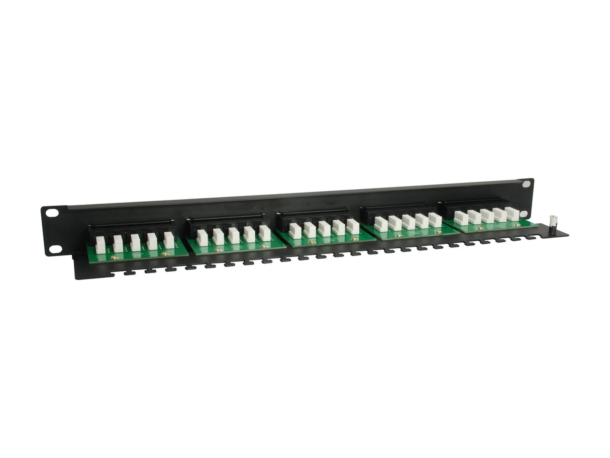 Equip Patchpanel 25x Rj45 Cat3 19" 1he Isdn Negro