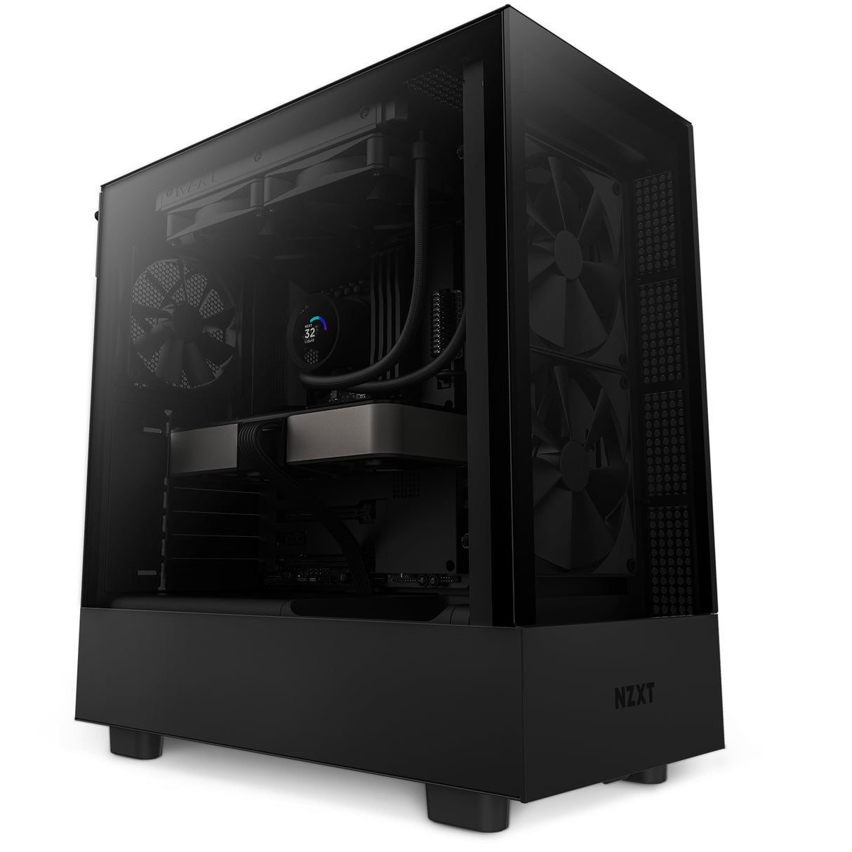Refrigerador Liquido Cpu Nzxt Kraken 240 2x120 Negro Display Lcd