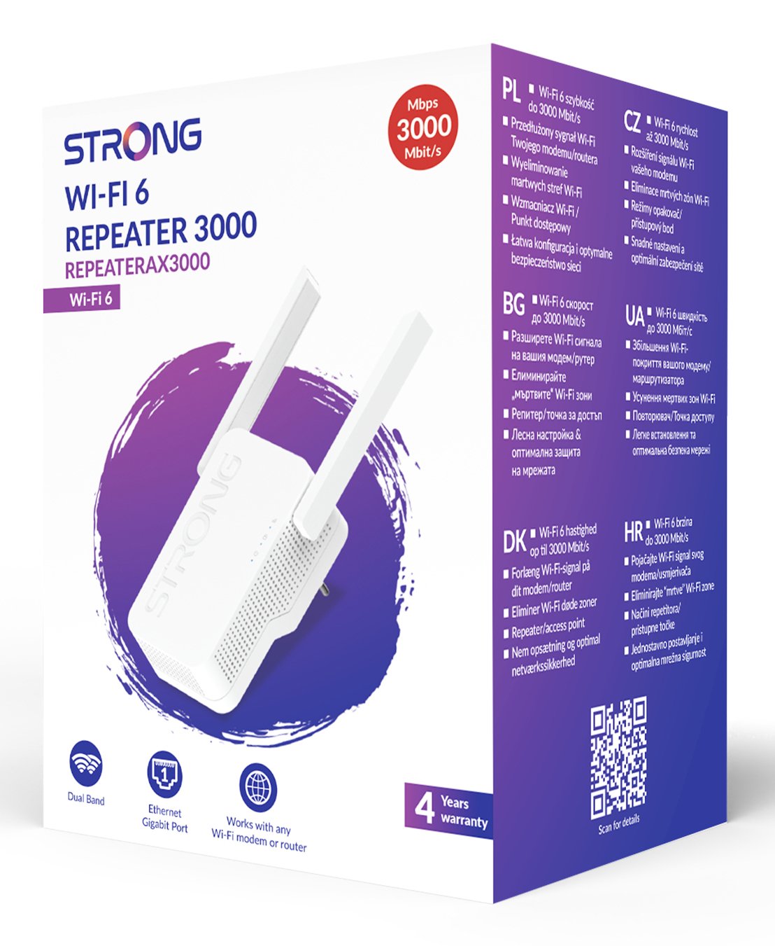 Repetidor Strong Wi-Fi 6 Ax3000