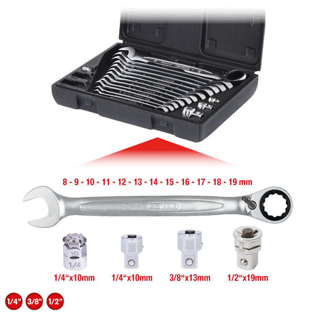EAN 4042146084830 - KS Tools 503.4666 llave de carraca Acero cromo vanadio 72 pieza(s) imagen 1