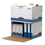 Fellowes Contenedor De Archivos Acceso Frontal Azul