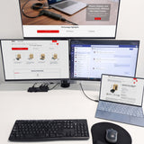 Club3d Usb-C 12in1-Hub >3xhdmi/3xusb-C/Usb/Lan 8k30hz Pd140w Retail