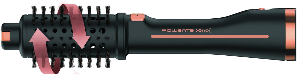 Rowenta Ultimate Experience Cf9625 Cepillo De Aire Caliente Caliente Negro, Bronce 750 W