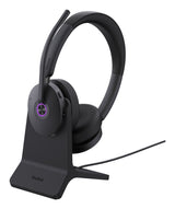 Yealink Bh74 Teams Con Estación De Carga, Auriculares Negros, Variante Teams, Dongle Bluetooth Bh74 With Stand Teams Usb-C/A