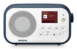 EAN 4711317995328 - Sangean DPR-42BT Portátil Analógico y digital Azul, Blanco imagen 1