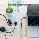 Nanocable Cable Adaptador Audio Jack 3.5mm Hembra A Usb-C Macho - Longitud 0.11m