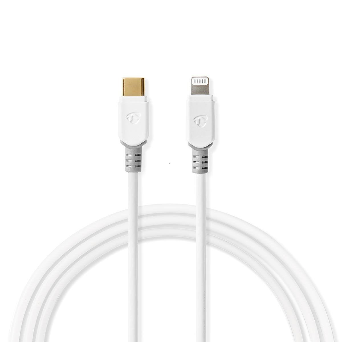 Nedis Cable Usb  Apple Lightning  Lightning De Apple 8-Pin  Usb Type-C  Macho  Oro  2.00 M