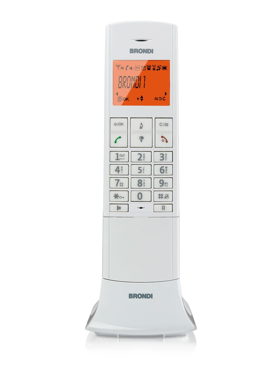 EAN 8015908739213 - Brondi Lemure Teléfono DECT Identificador de llamadas Blanco imagen 1