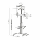 Aisens Soporte De Suelo Para Tv De 37" A 70" Vesa 600x400 Máx. 50kg