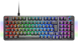 Teclado Gamer Mecánico (Yellow Switch) Mars Gaming Mkpro Rgb (Negro)
