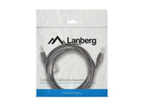 Lanberg Cable Estereo Ca-Mjmj-10cc-0020-Bk Jack 3.5mm Macho A Jack 3.5mm Macho,2 Metros