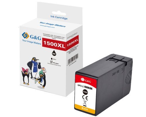 G&G Tinte Compatible Con Canon Pgi-1500xlbk 9218b001