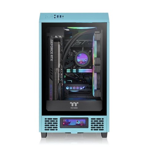Kit De Panel Lcd Thermaltake The Tower 200, Exhibición Turquesa Ac-067-Oocnan-A1