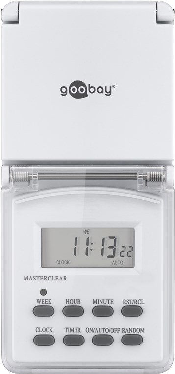 Goobay Ip44 Digital Timer - White