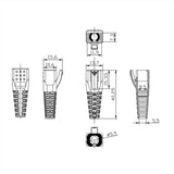 Roline Knickschutztlle Fr Rj-45, 10 Stck, Gelb
