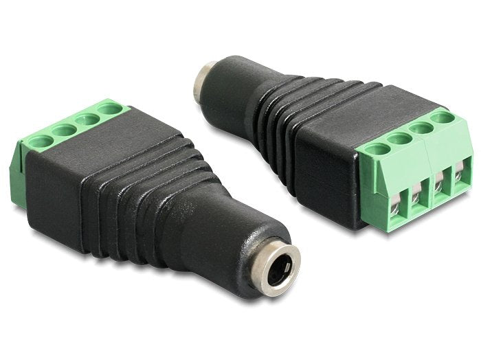 Delock Adaptador Estereo Jack Hembra 3,5 Mm  Terminal Block 4 Pines