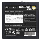 Fuente De Alimentación Silverstone Da1000r Gold - Cybenetics Gold, Modular, Pcie 5.0 1000w, Sst-Da1000r-Gm