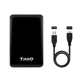 Tooq Carcasa Externa Hdd/Sdd 2.5" Hasta 7,0mm Sata Usb 3.0/3.1 Gen 1 - Ultraplana - Negro