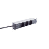 S-Impuls Regleta De Enchufes 10" 3-Vías 1he Negro
