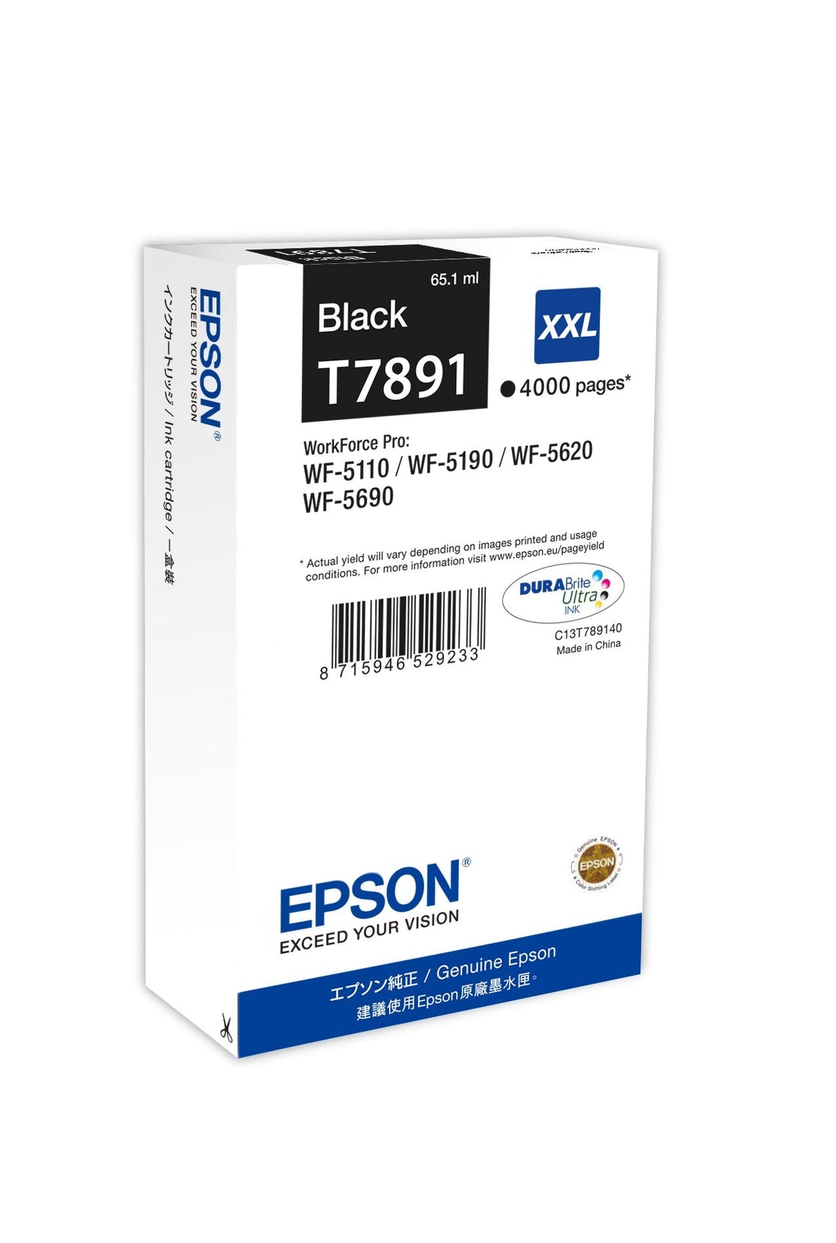 EAN 8715946529233 - Epson T7891 cartucho de tinta 1 pieza(s) Original Extra (Súper) alto rendimiento imagen 1