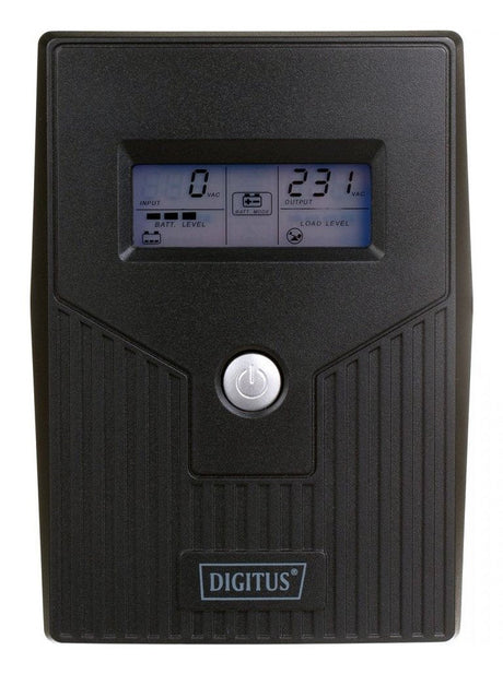 EAN 4016032451471 - Digitus DN-170064-LCD sistema de alimentación ininterrumpida (UPS) Línea interactiva 0,8 kVA 480 W 2 sali imagen 1