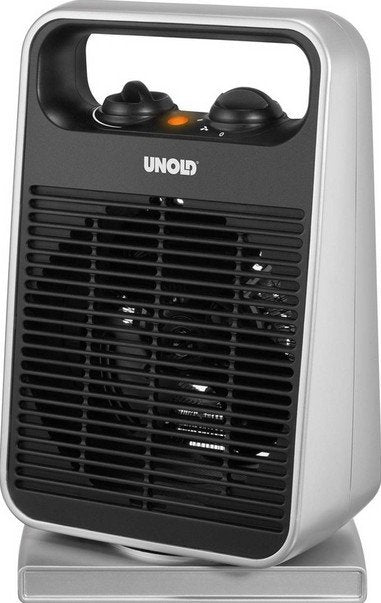 Calefactor Eléctrico Unold 86116 Negro, Plata 2000 W