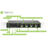 Techly Kvm Switch, 4 Port, Display Port 1.2