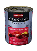 Animonda Grancarno Sensitiv Sabor: Ternera Con Patatas 800g
