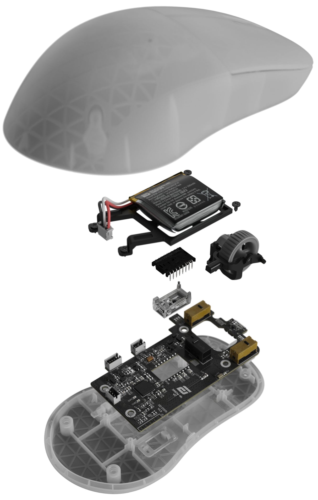 Endgame Gear Xm2w 4k V2 Gaming Mouse - Blanco Frost