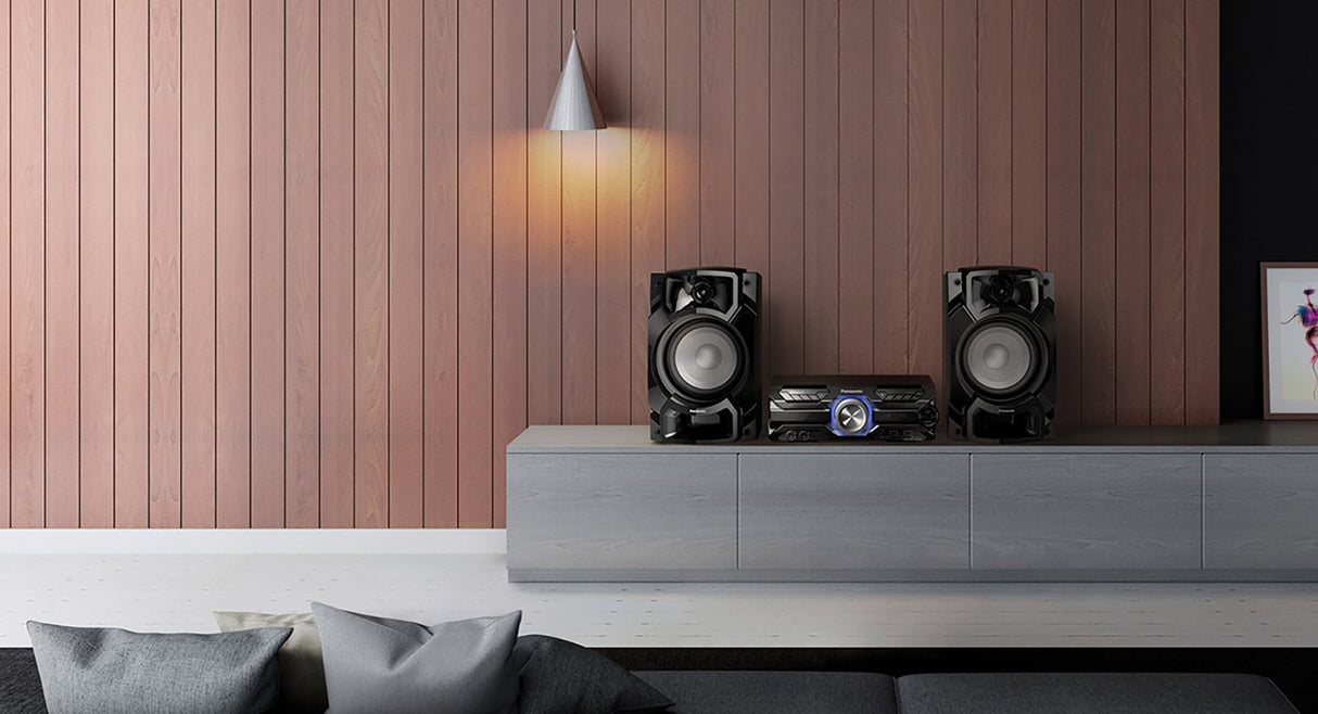 Mini Cadena De Música Panasonic Sc-Akx520  Para Uso Doméstico 650 W Negro