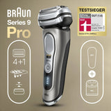 Braun Series 9 Pro 9485cc Máquina De Afeitar De Láminas Recortadora Negro, Plata