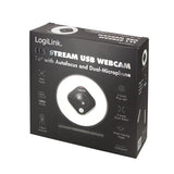 Logilink Ua0384 Cámara Web 2 Mp 1920 X 1080 Pixeles Usb 2.0 Negro, Blanco