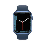 Apple Watch Series 7 Gps 45 Mm Caja De Aluminio En Azul Correa Deportiva Azul Abismo