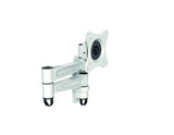 Fonestar Soporte Metalico De Pared Para Pantallas Planas De 13-27'/33-68.5cm Giratorio 360º Peso Max.15kg Blanco Brazo Doble Articulado