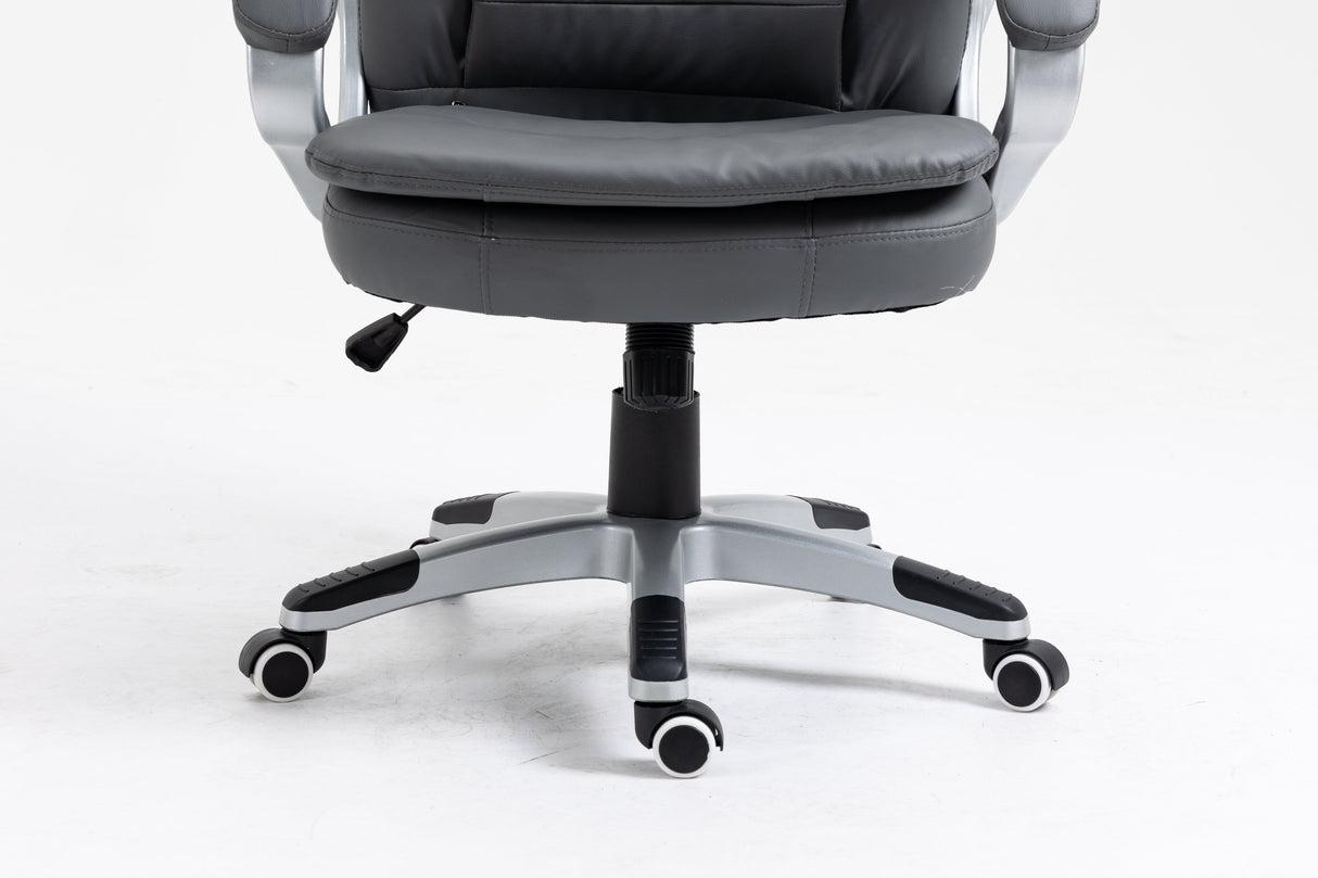 Silla  Activejet De Oficina Calefactable Con Masaje Yk7304 Gris