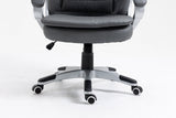 Silla  Activejet De Oficina Calefactable Con Masaje Yk7304 Gris