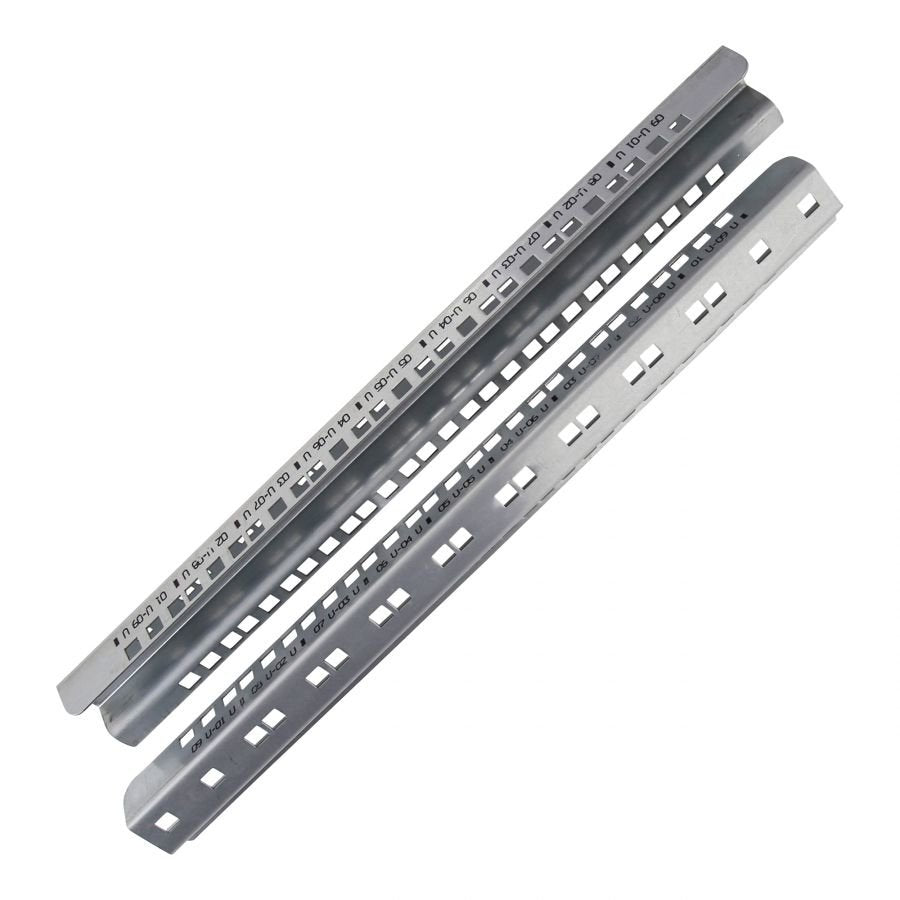 9u Installation Rail, - Galvanized, 1set=2pcs. - Warranty: 60m