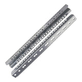9u Installation Rail, - Galvanized, 1set=2pcs. - Warranty: 60m
