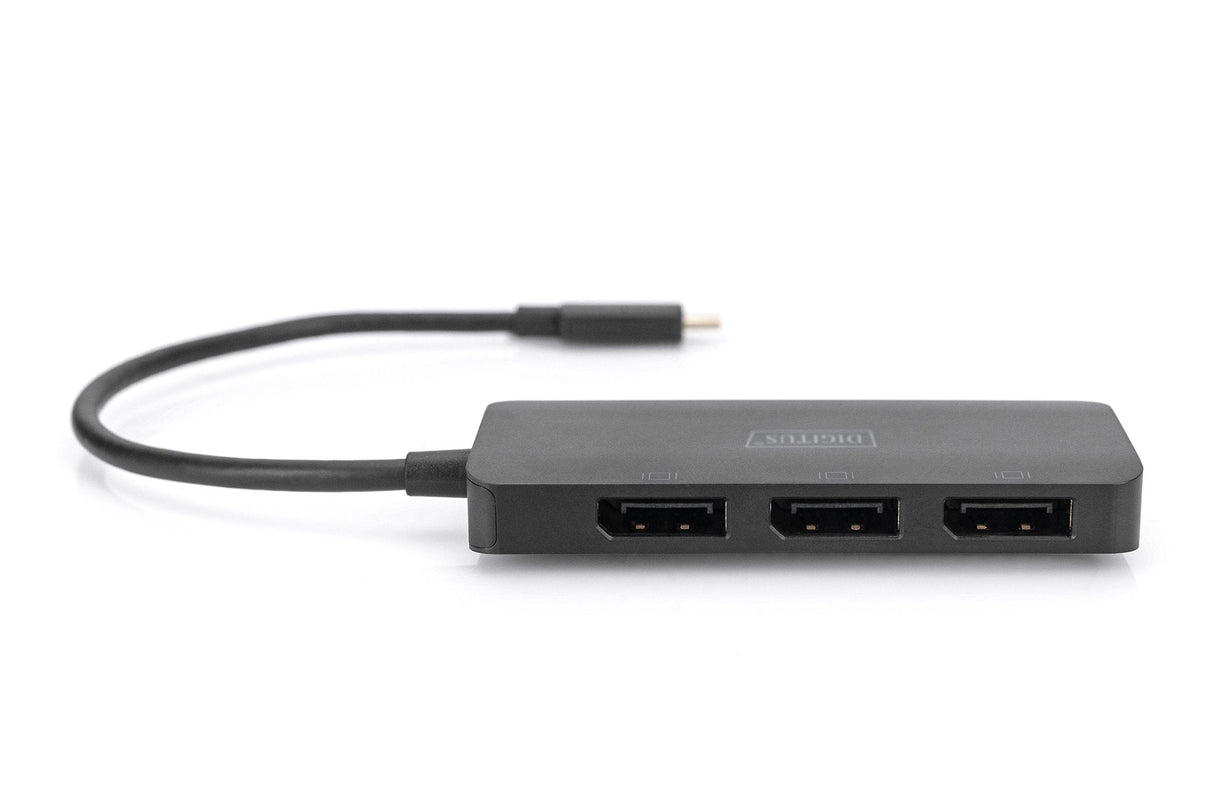 Digitus Usb-Hub 3-Port C ->3xdp M.Cable Negro