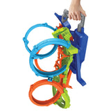 Hot Wheels Hot Wheels 4 Loopings Juego De Pistas Crash Danger, Pista De Carreras Hxr70