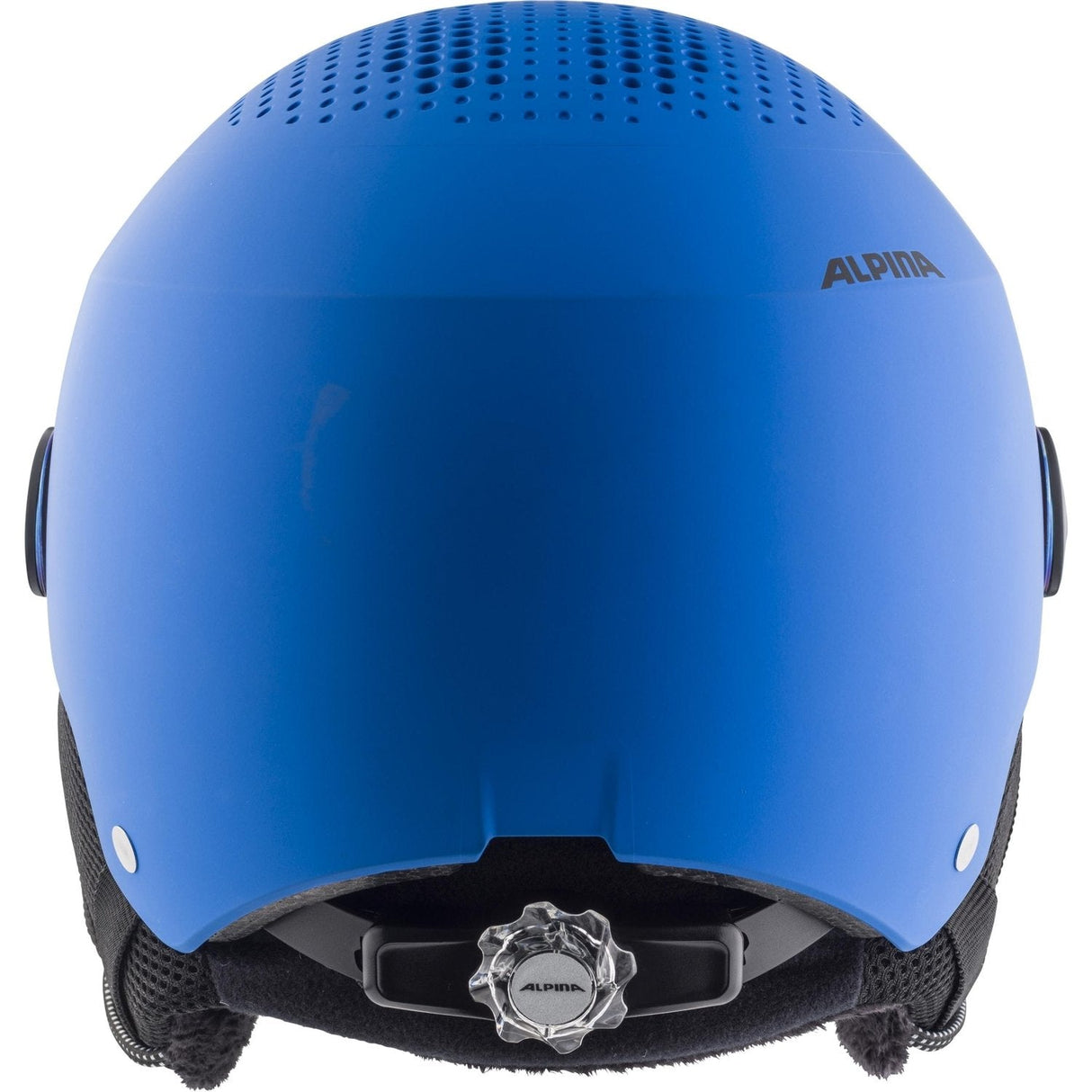 Casco De Invierno Alpina Zupo Visor Q-Lite Blue Matt 51-55