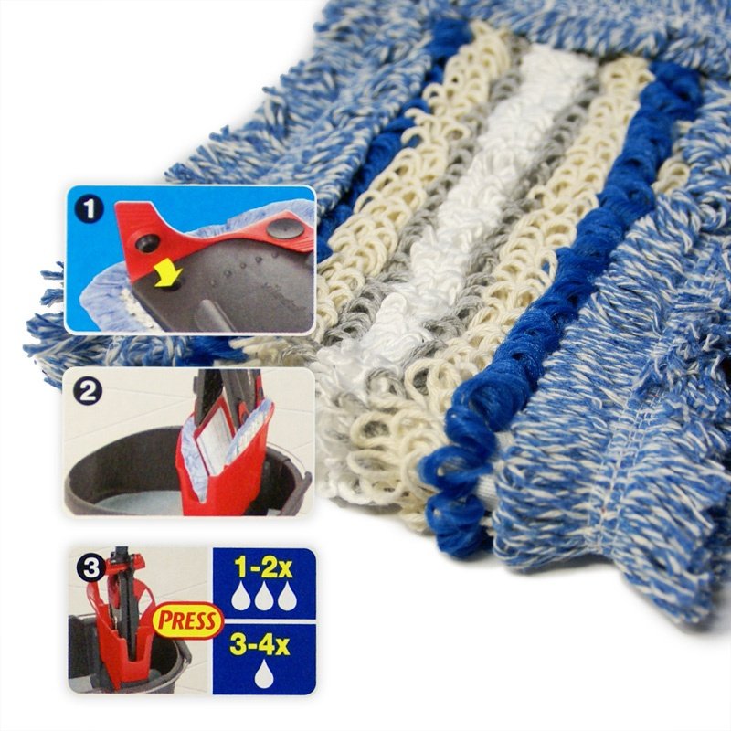 Recambio Para Mopa Vileda Ultramax Micro & Cotton 141626 Poliéster