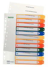 Esselte Leitz Pc Printable Index - 12 Hoja Karteikarten