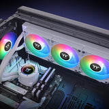 Thermaltake Th360 V2 Argb Sync All-In-One Liquid Cooler Snow Edition, Blanco