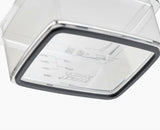 Joseph Joseph 20225 Cortador De Verduras En Espiral O Rallador Manual Caja Ralladora Acero Inoxidable, Transparente, Blanco