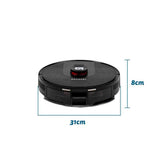 EAN 8426156018515 - Grunkel I-DANCERTURBOLASER aspiradora robotizada 0,25 L Negro imagen 10